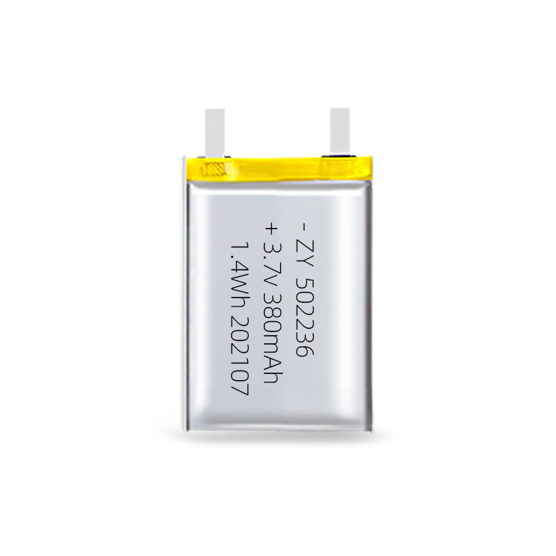 3.7V 502236 380mAh 点读笔锂电池 小夜灯聚合物锂电池